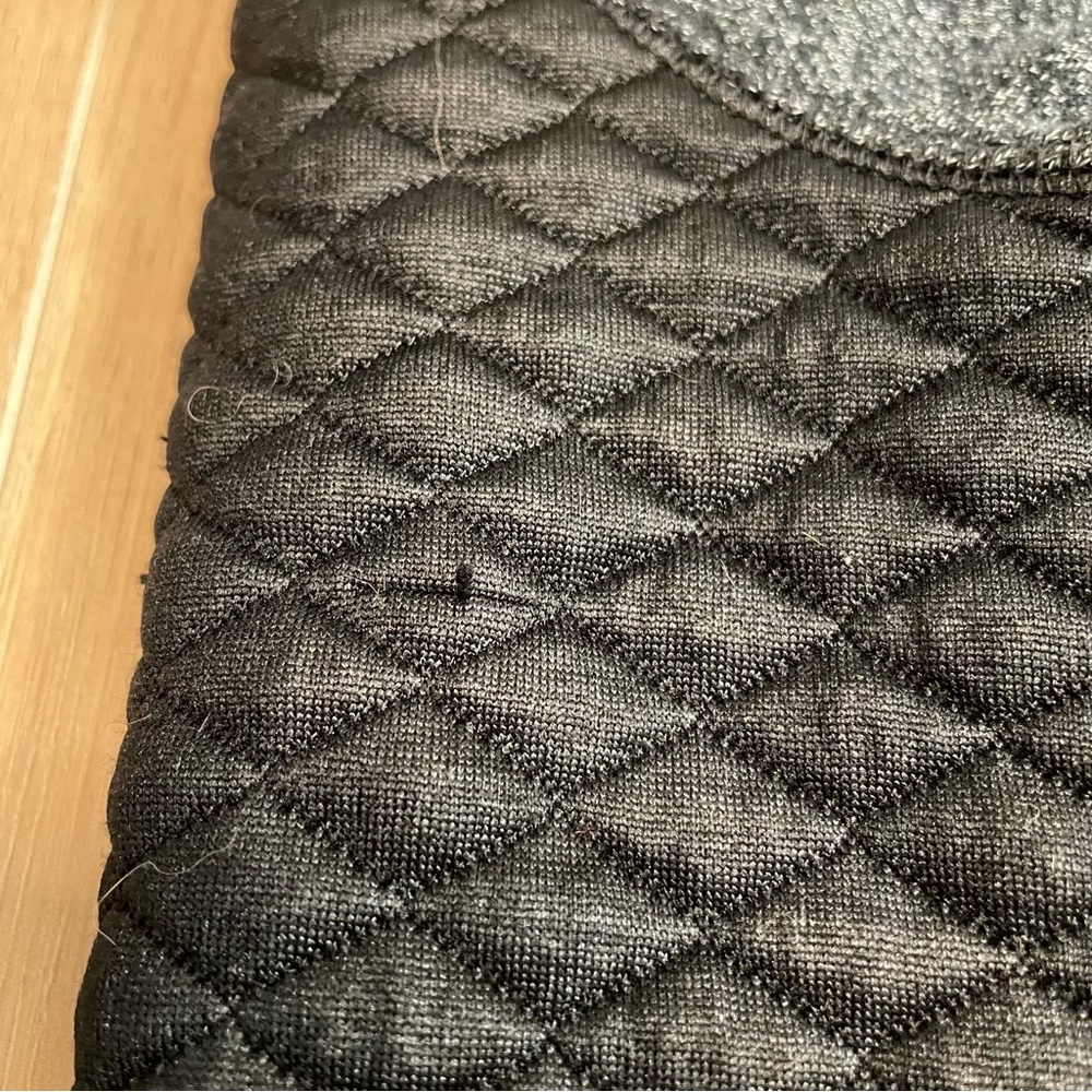 💗 MOSSIMO SUPPLY Co. Charcoal Quilted Crewneck Sweatshirt - Picture 4 of 10